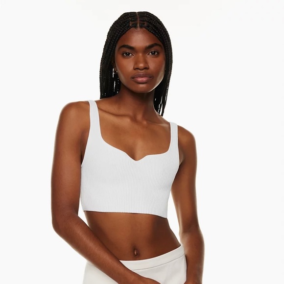 Babaton Sculpt Knit Notch Tank - Picture 1 of 5